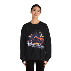 Best Vintage Wyoming Decal Jackson Hole Crewneck Sweatshirt