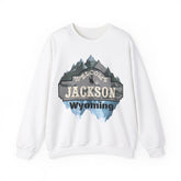 The Jackson Hole Wyoming Snow Lovers Crewneck Sweatshirt