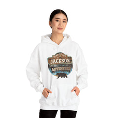 Welcome To Jackson Wyoming Adventure Lovers Hoodie