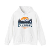 Colorado A Beautiful Place Retro Vintage Mountains Nature Hiking Hoodie