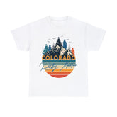 Colorado Retro Vintage Mountains Nature Hiking T-Shirt