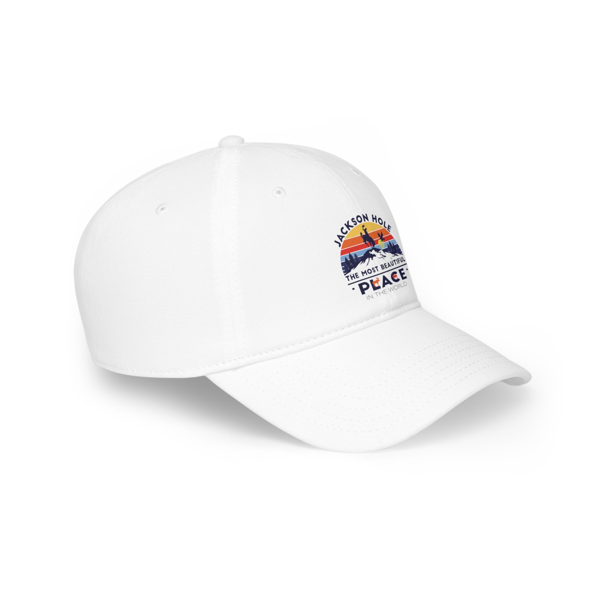 Discover the Beauty: Jackson Hole, Wyoming Low Profile Baseball Cap