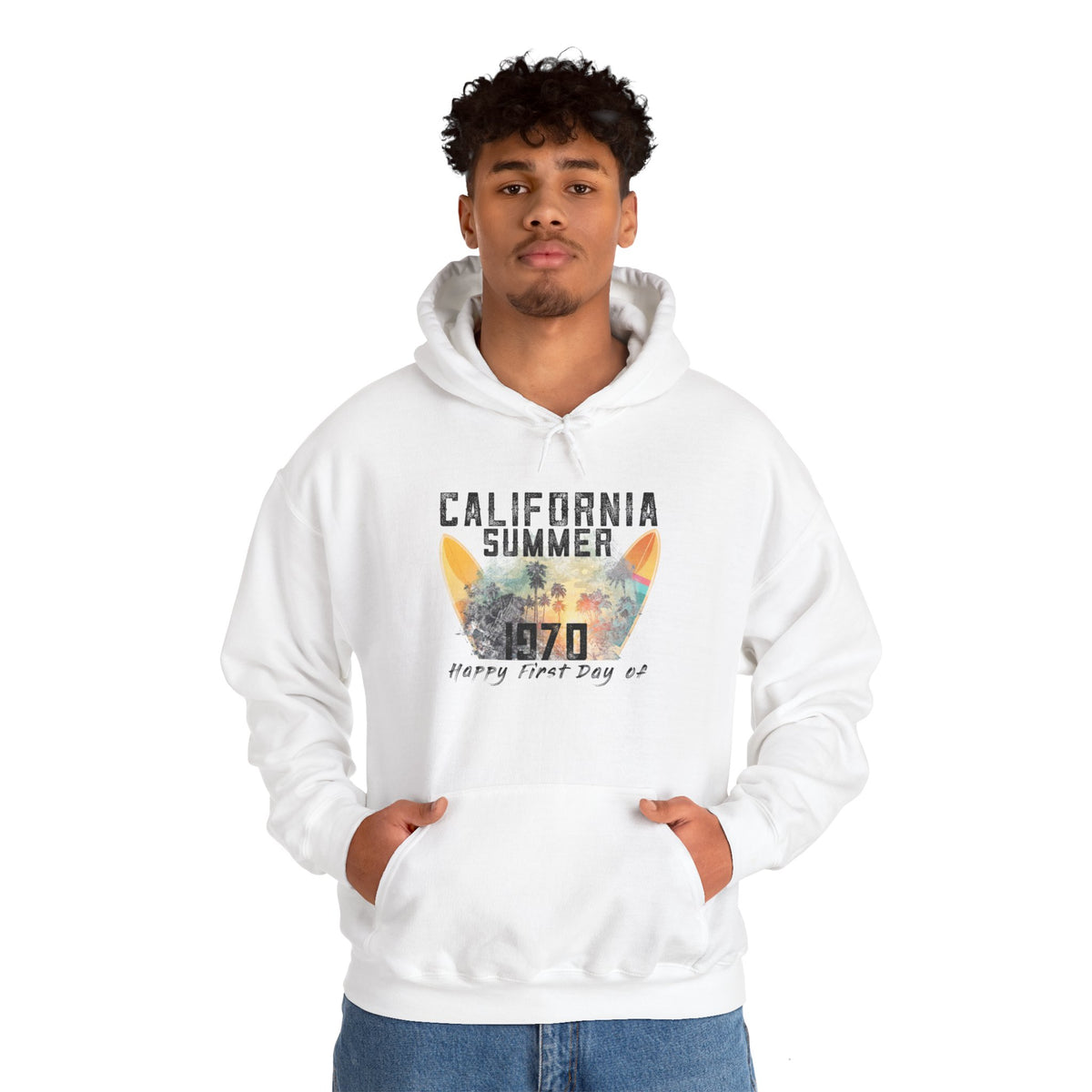 Palm Springs Summer Beach California Hoodie