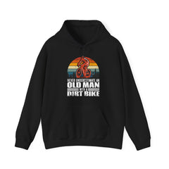 Never Underestimate An Old Man With A Dirt Bike Hoodie