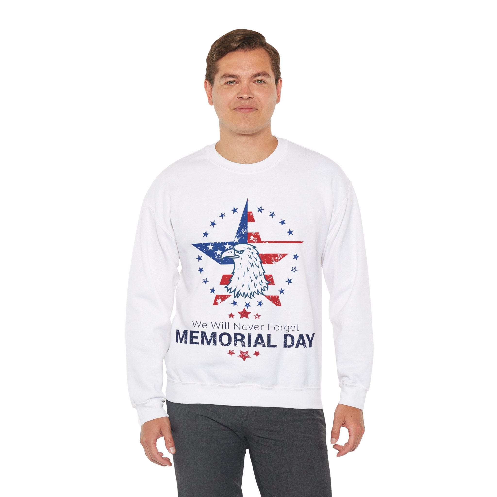 Memorial Day Graphic Crewneck Sweatshirt