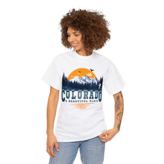 Colorado A Beautiful Place Retro Vintage Mountains Nature Hiking T-Shirt