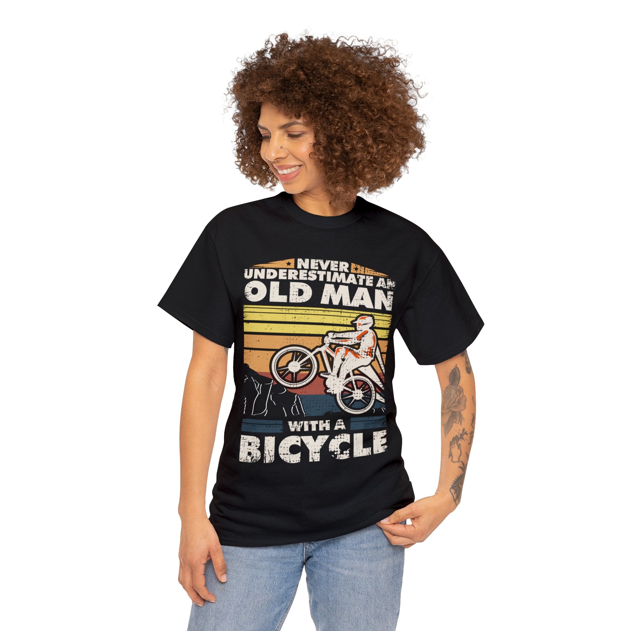 Never Underestimate An Old Man With a Dirt Bike T-Shirt