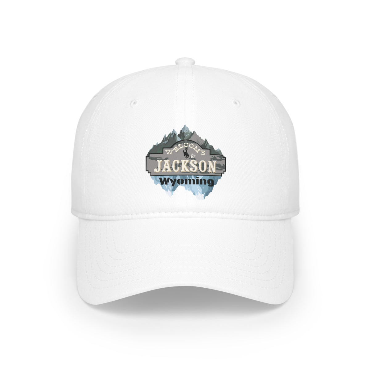 Jackson Hole Wyoming Low Profile Baseball Cap