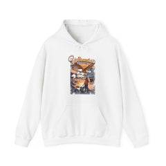 Yellowstone National Park Vibrant Sunset Over A Tranquil Lake Hoodie