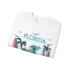 Fun Family Vacation Cocoa Florida Beach Best Crewneck Sweatshirt