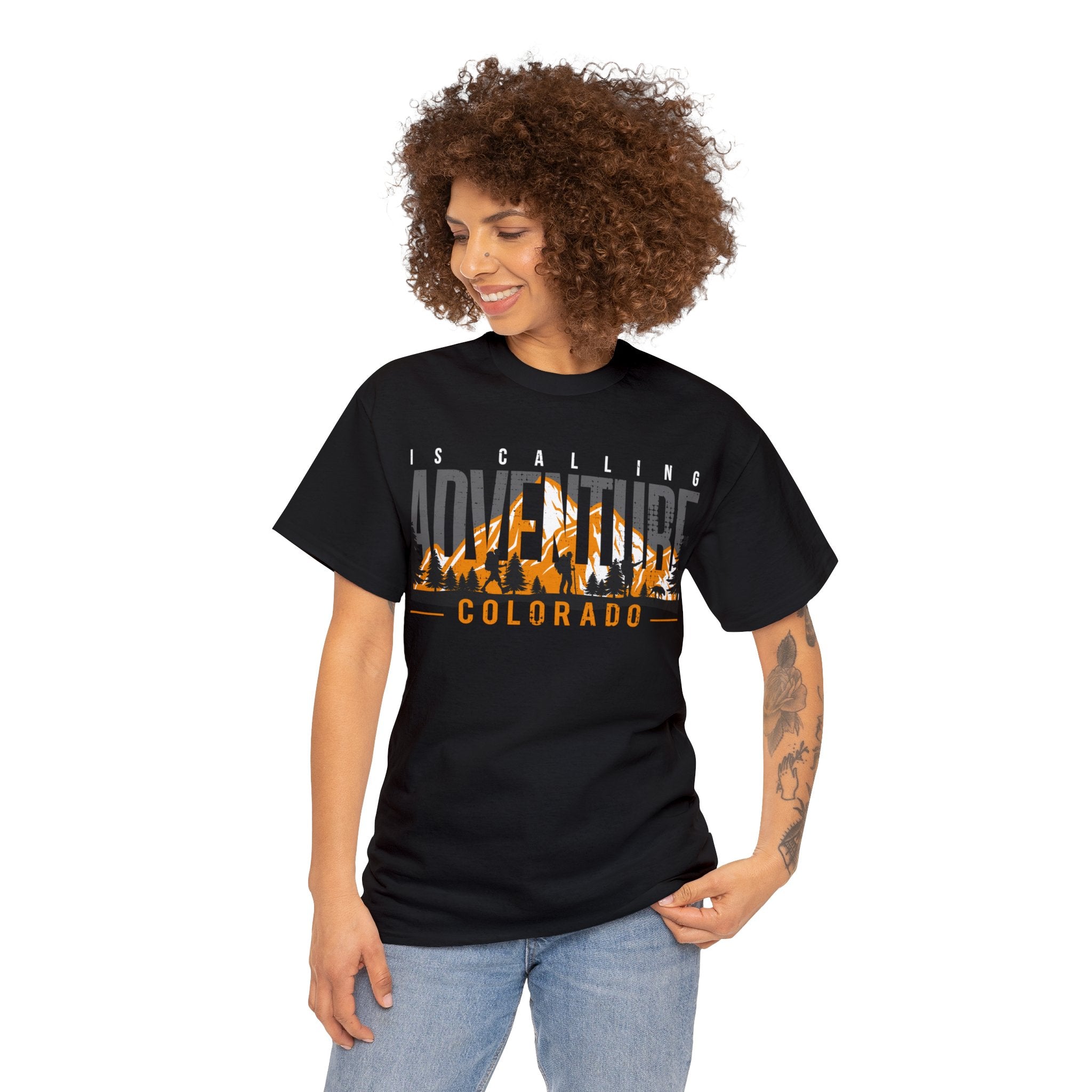 Adventure is calling Colorado Outdoor Mountain T-Shirt