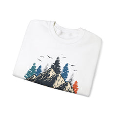 Colorado Retro Vintage Mountains Nature Hiking Crewneck Sweatshirt
