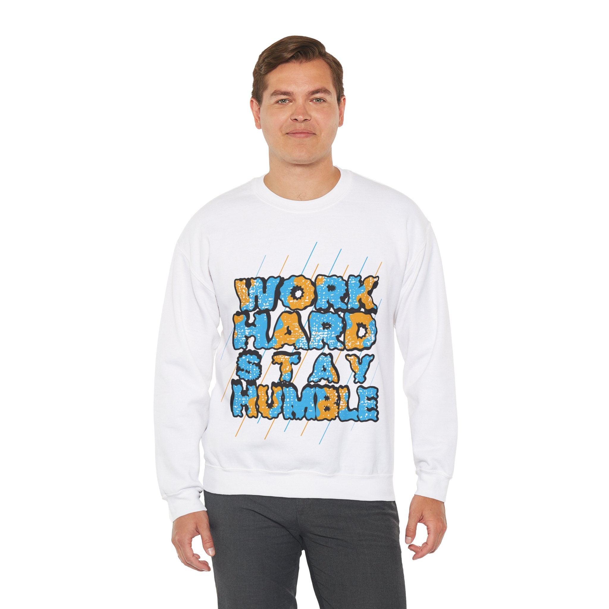 Motivational Inspirational Best Gift Work Harder Crewneck Sweatshirt
