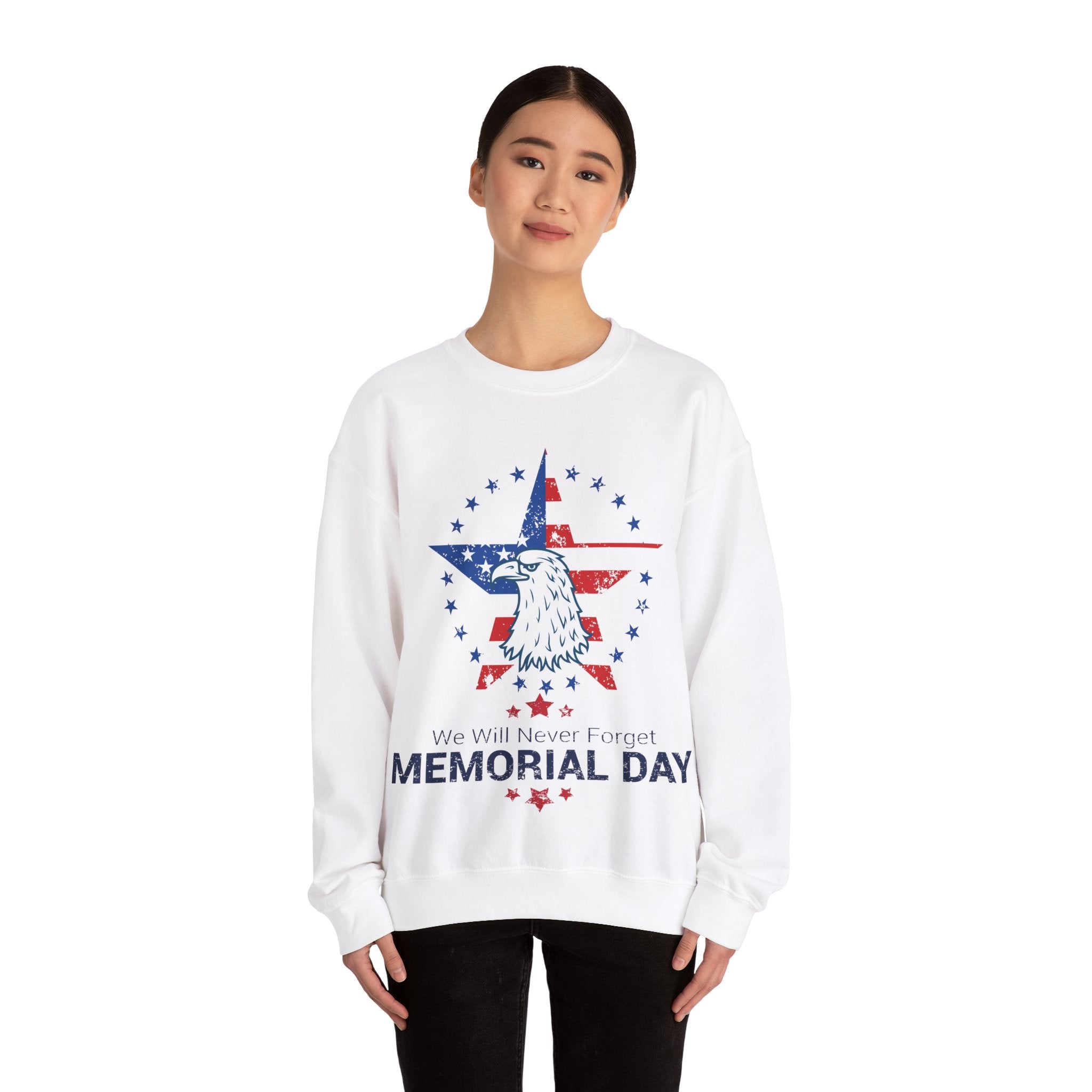 Memorial Day Graphic Crewneck Sweatshirt