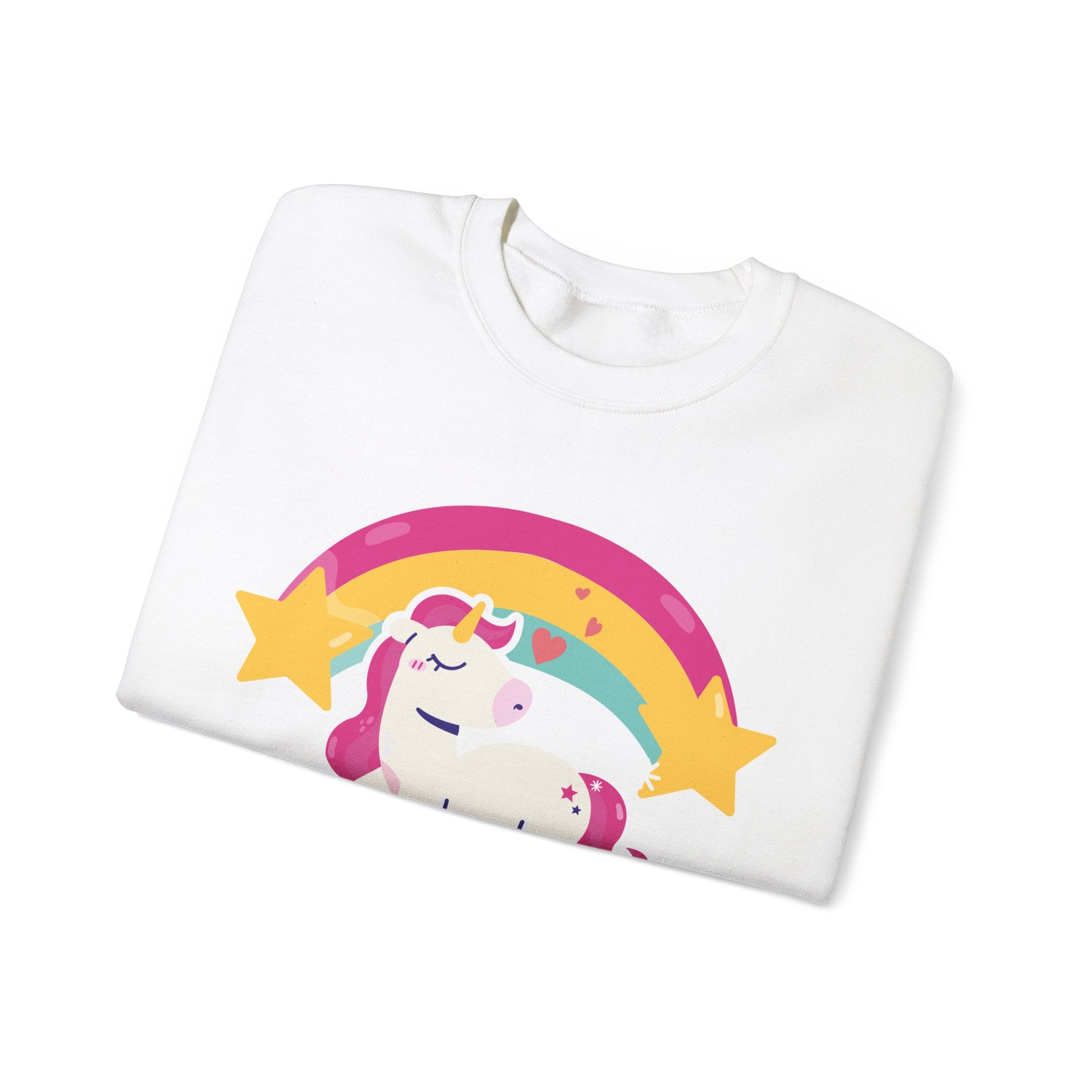 Smarter 100th Day Of School Unicorn Rainbow Crewneck Sweatshirt