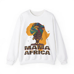 Mama Africa Map & Face Funny Top Crewneck Sweatshirt
