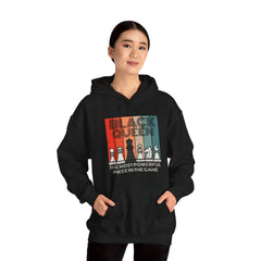 Women's Black Queen Most Powerful Chess African Hoodie