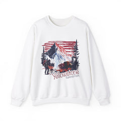 Hike, Camp, And Explore With Yellowstone National Park Crewneck Sweatshirt