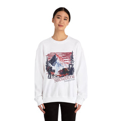 Hike, Camp, And Explore With Yellowstone National Park Crewneck Sweatshirt