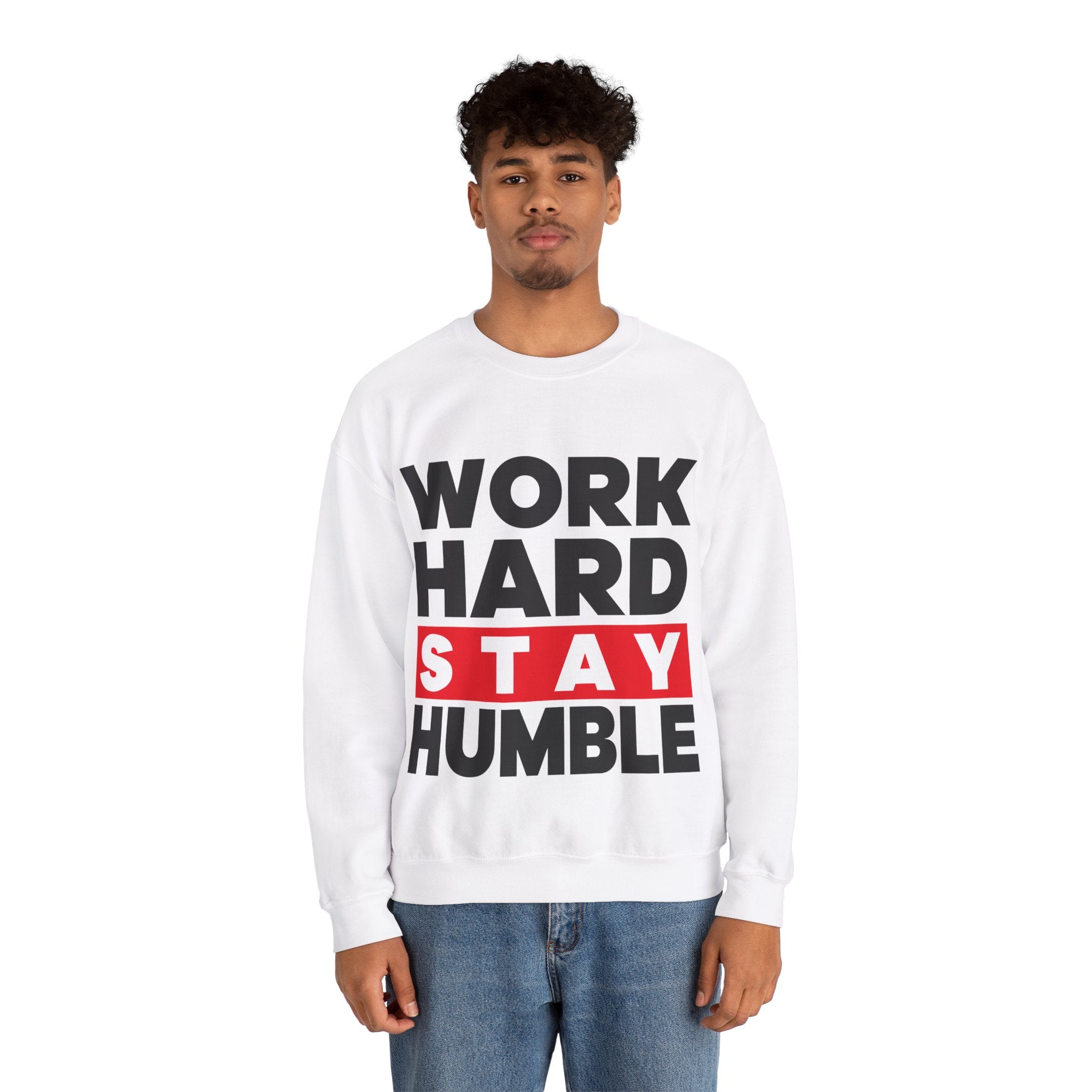 Motivational Inspirational Best Gift Work Harder Crewneck Sweatshirt