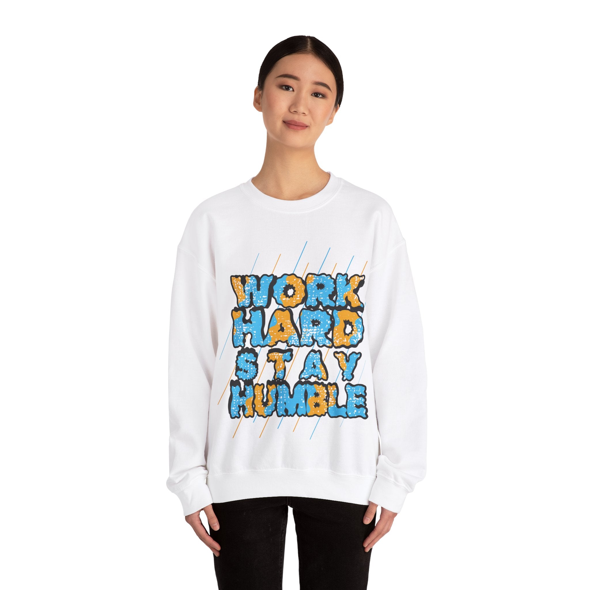 Motivational Inspirational Best Gift Work Harder Crewneck Sweatshirt