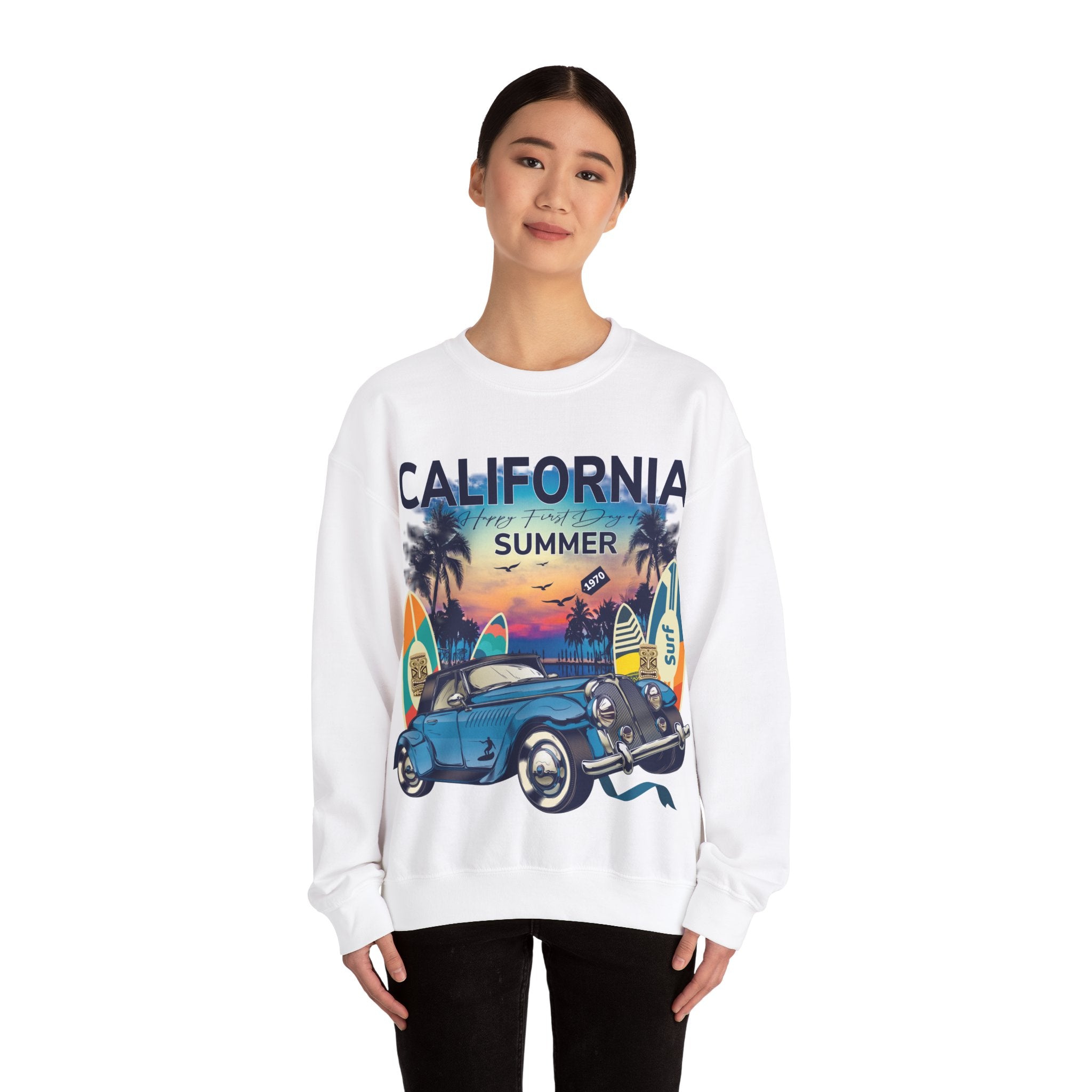 Superluxe California Summer Best Gift For Vacation Crewneck Sweatshirt