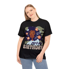 Dentist wish you Happy Birthday Mom with flowers and glasses T-Shirt