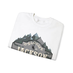 The Jackson Hole Wyoming Snow Lovers Crewneck Sweatshirt