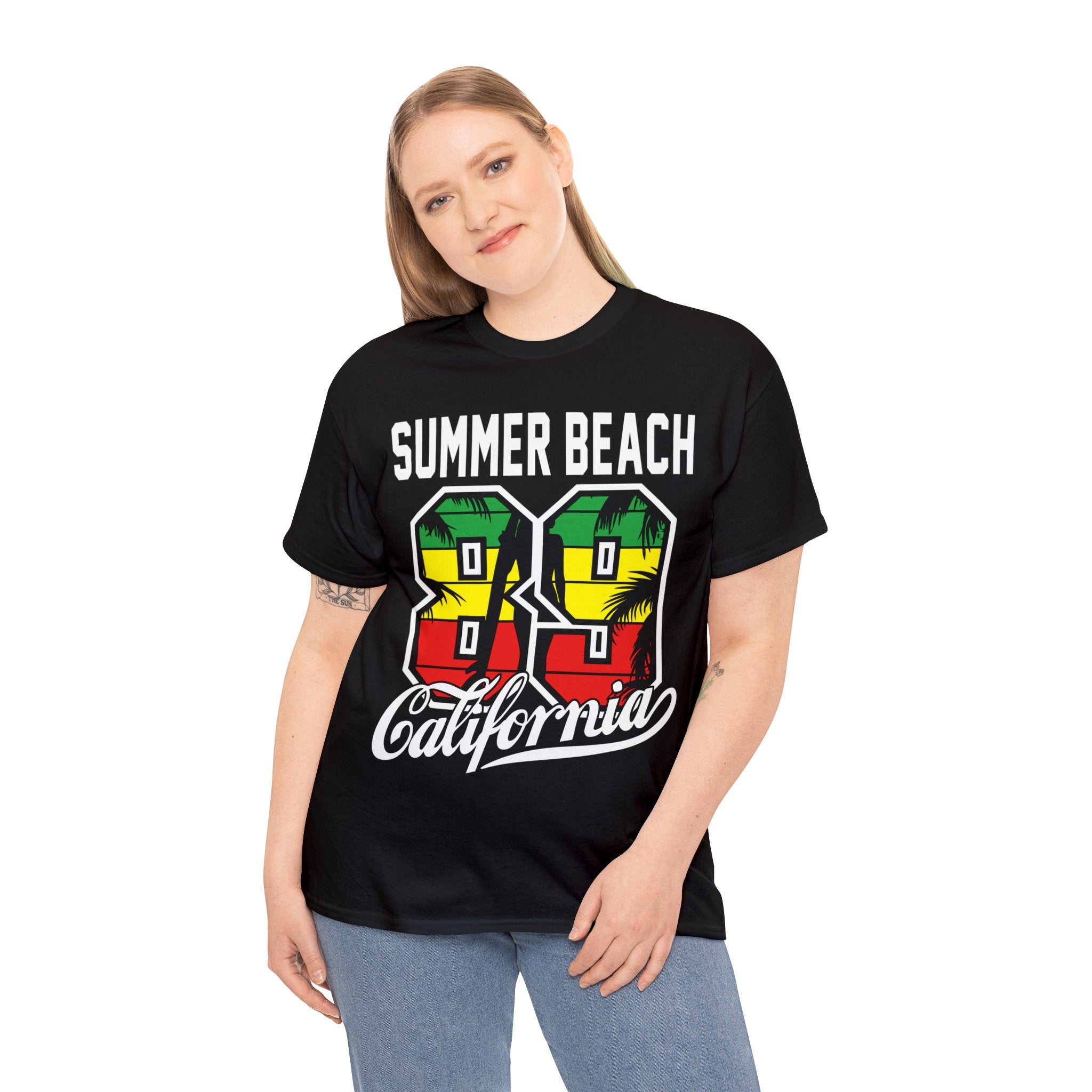 California Beach San Diego Surfing Camping Fans T-Shirt