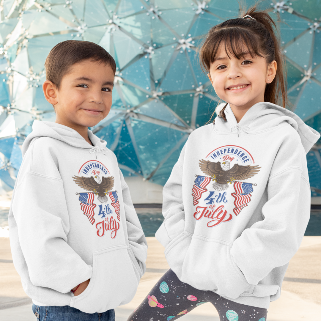 USA Fireworks 4th Of July Flag America Patriotic Hoodie