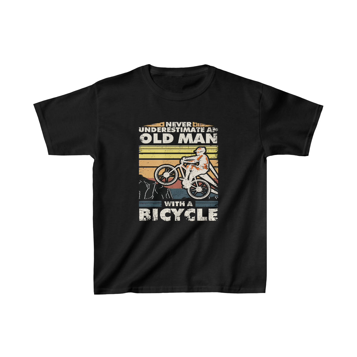 Never Underestimate An Old Man With a Dirt Bike T-Shirt