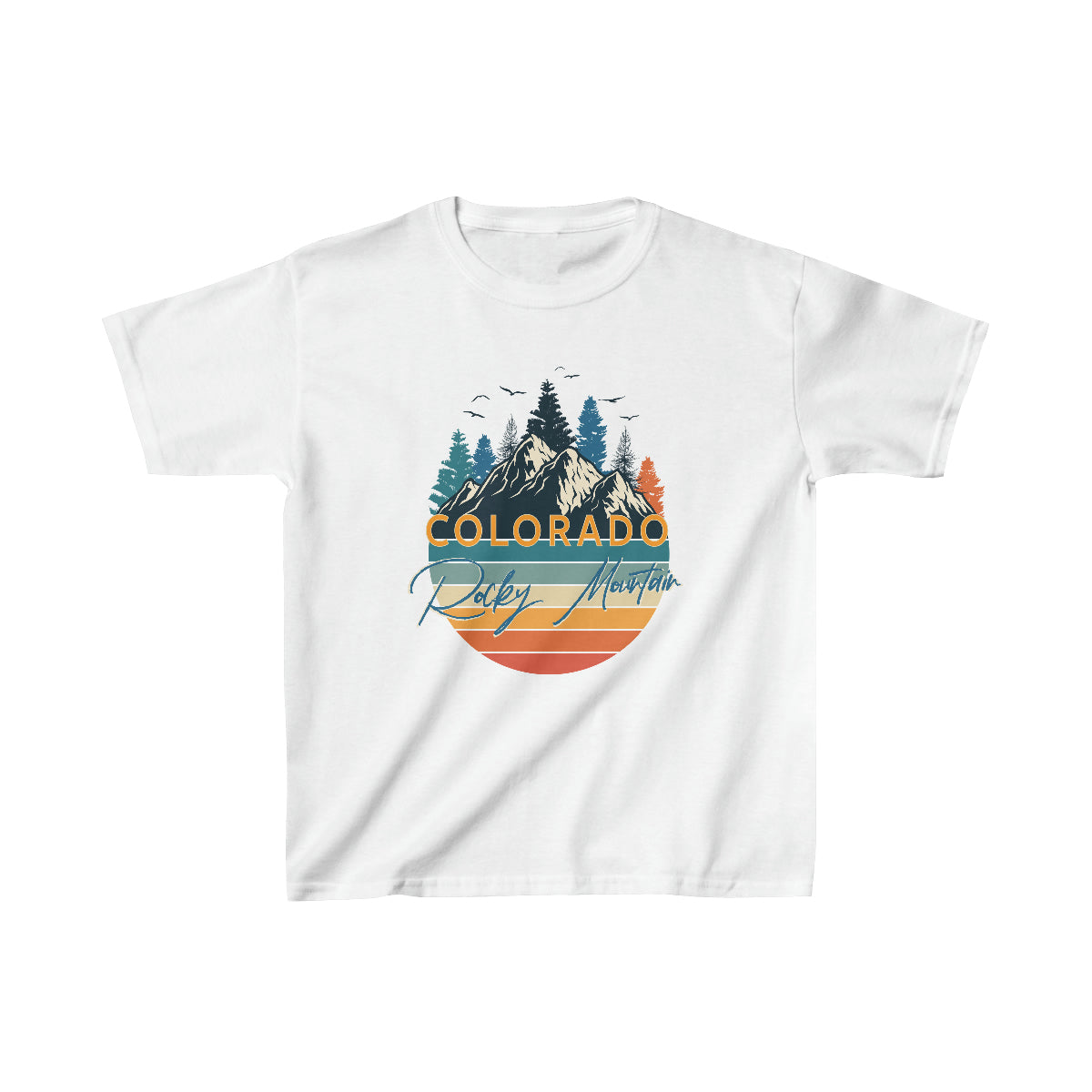 Colorado Retro Vintage Mountains Nature Hiking T-Shirt