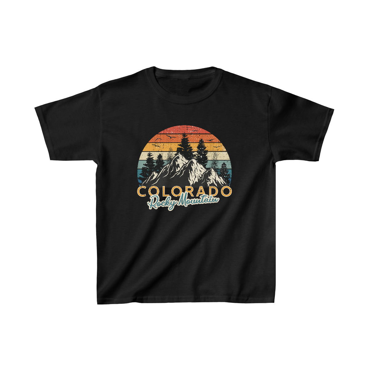 Colorado Rocky Mountain Nature Retro Vintage T-Shirt