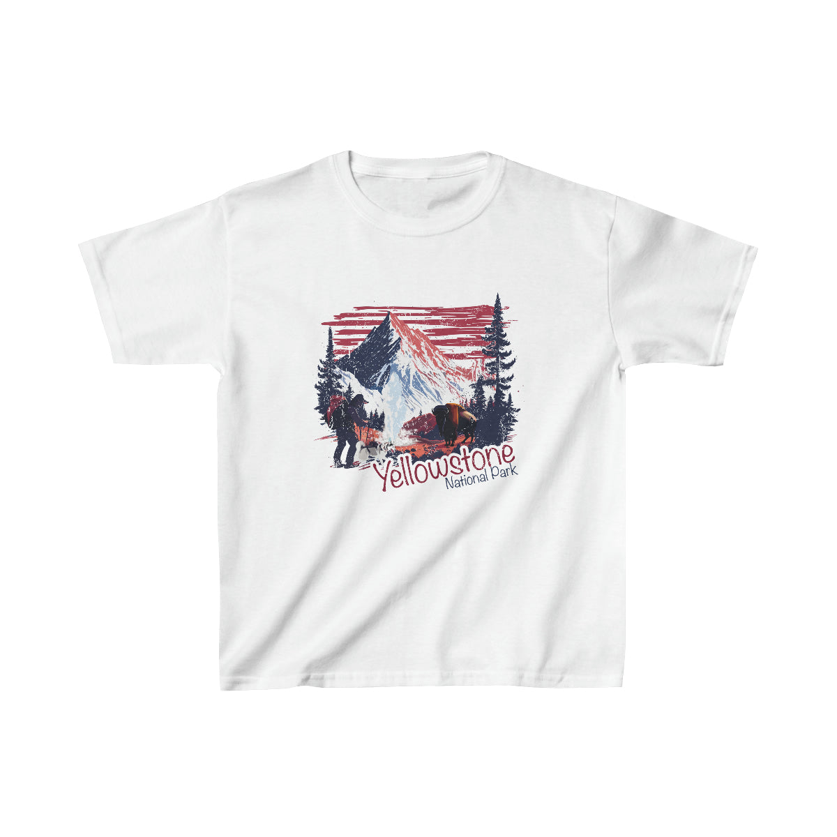 Hike, Camp, and Explore with Yellowstone National Park T-Shirt