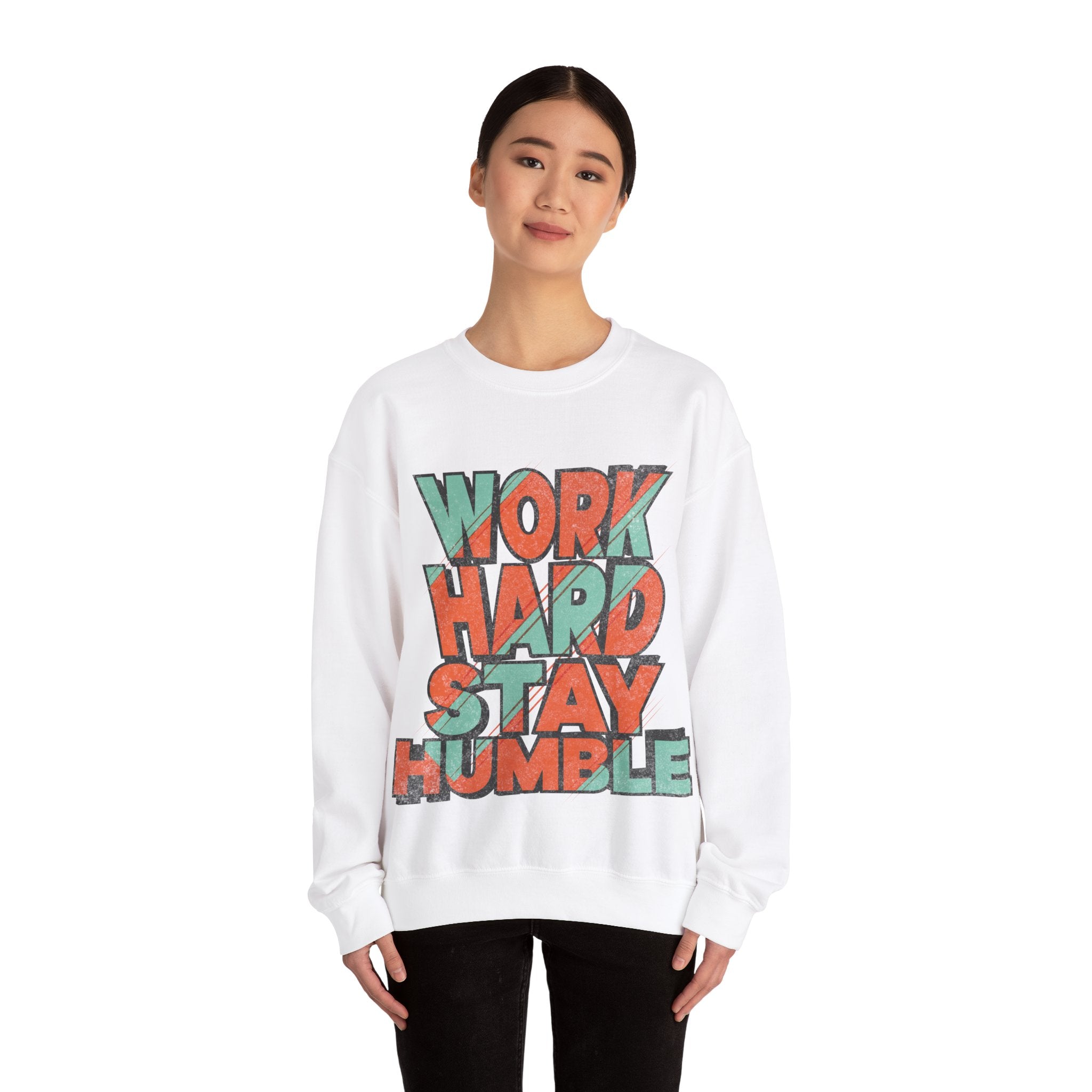 Motivational Inspirational Best Gift Work Harder Crewneck Sweatshirt