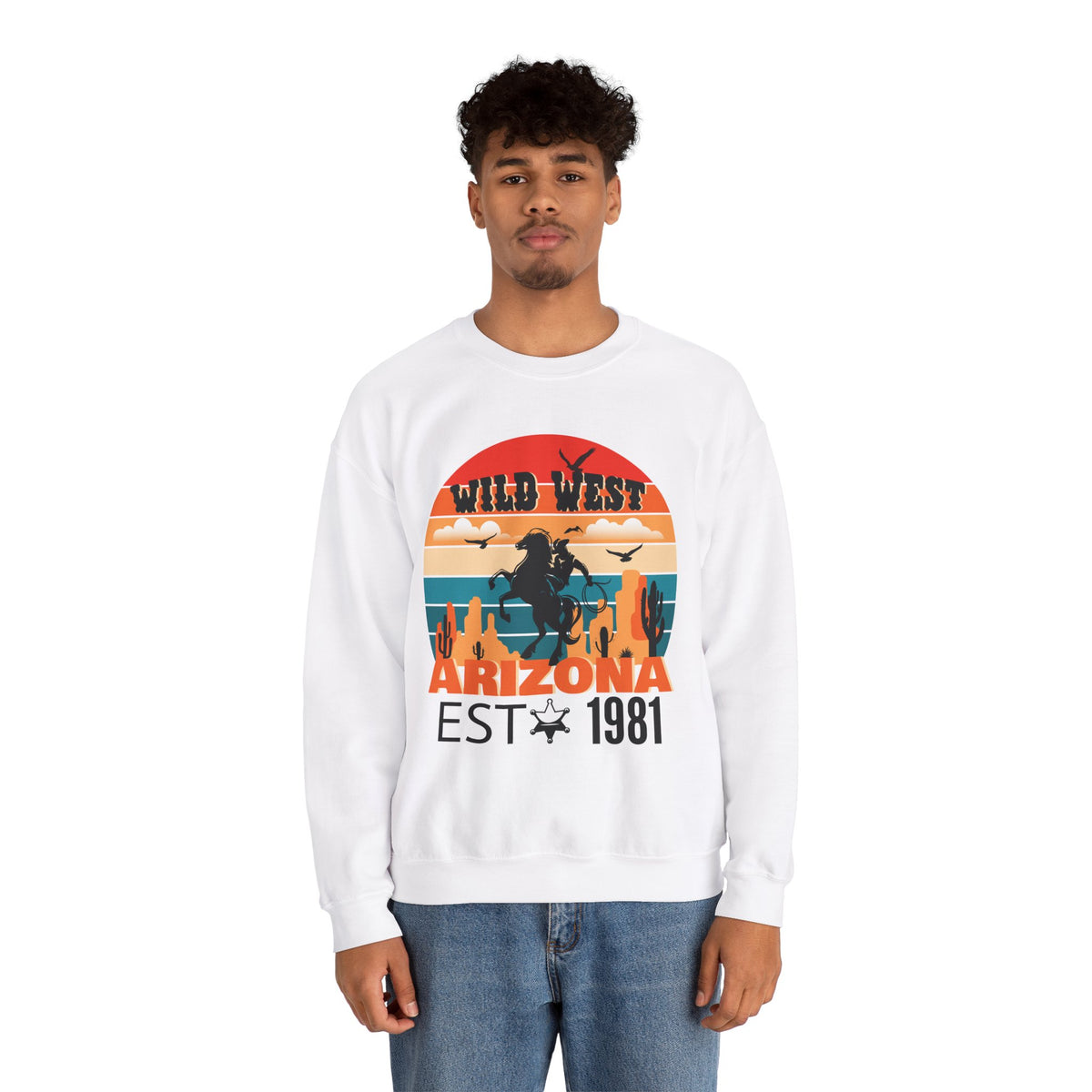Arizona Wild West  Crewneck Sweatshirt
