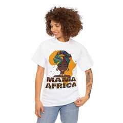 Mama Africa Map & Face Funny Top T-Shirt