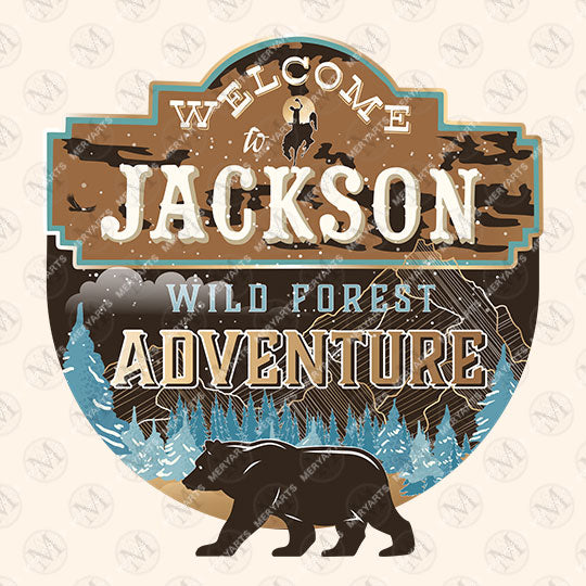 Welcome to Jackson Wyoming Adventure Lovers T-Shirt