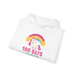 Smarter 100th Day Of School Unicorn Rainbow Hoodie