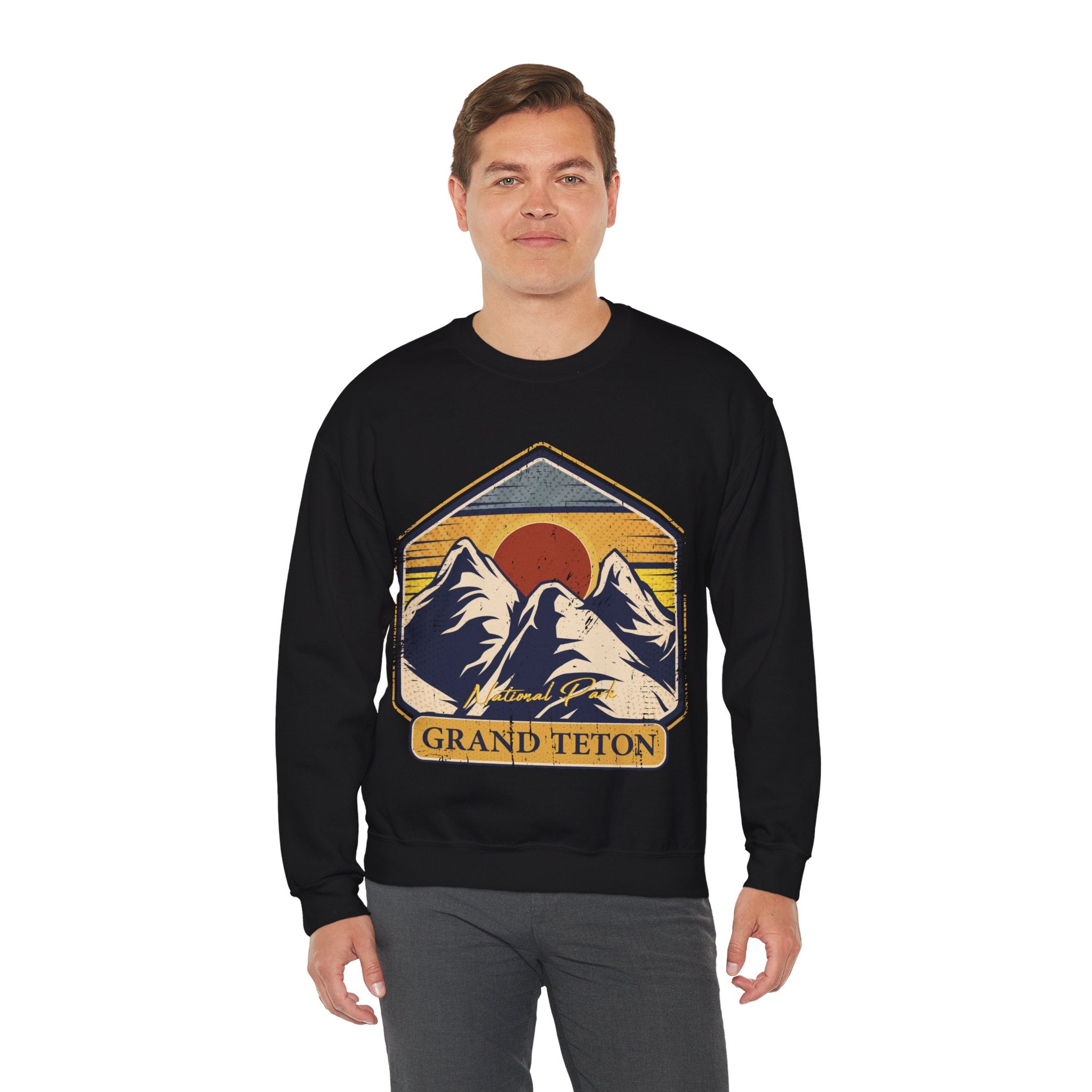 The Jackson Hole Exclusive Wyoming Mountains Lovers Crewneck Sweatshirt