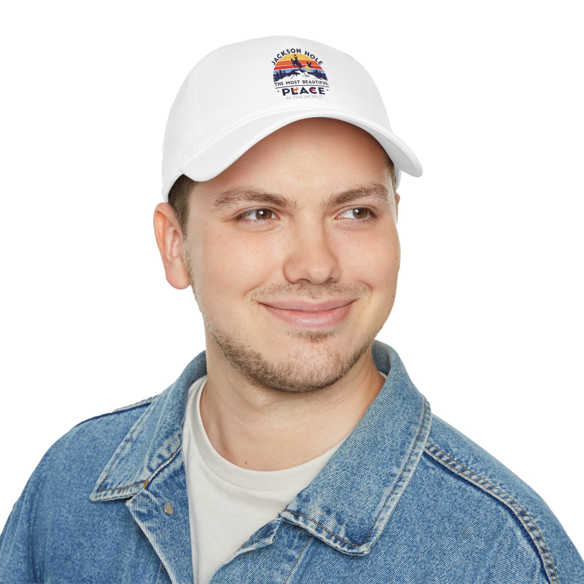 Discover the Beauty: Jackson Hole, Wyoming Low Profile Baseball Cap