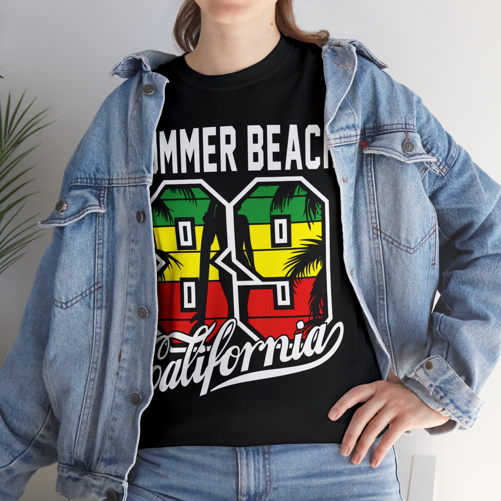 California Beach San Diego Surfing Camping Fans T-Shirt