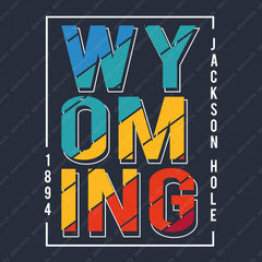 Best Vintage Wyoming Decal Jackson Hole T-Shirt