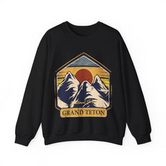 The Jackson Hole Exclusive Wyoming Mountains Lovers Crewneck Sweatshirt