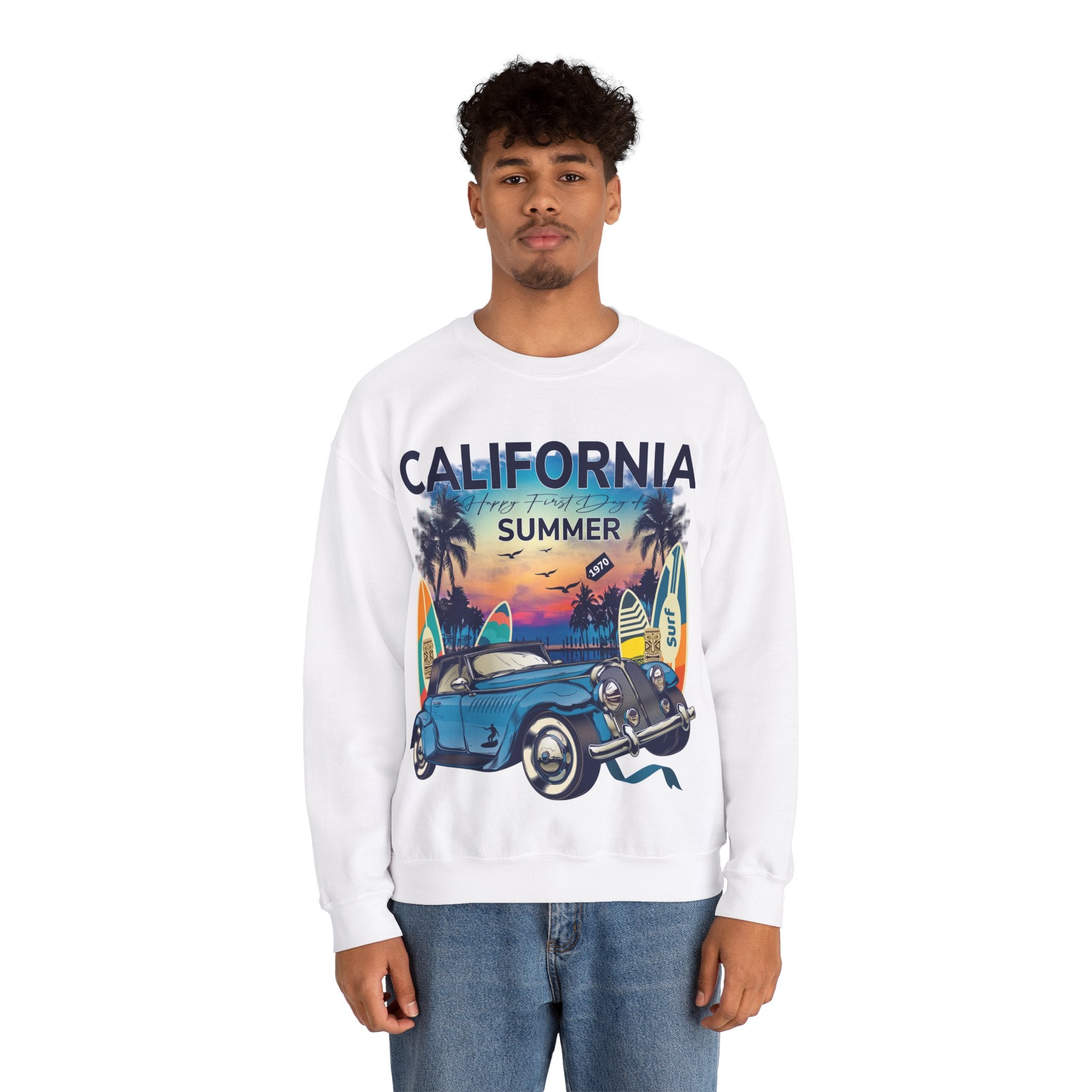 Superluxe California Summer Best Gift For Vacation Crewneck Sweatshirt