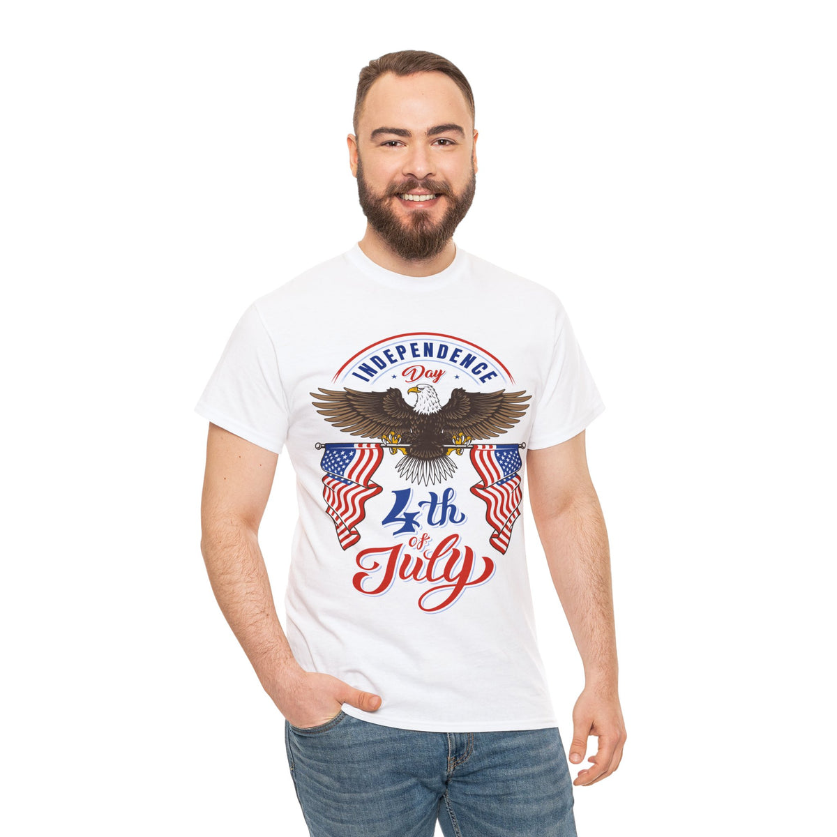 USA fireworks 4th of July Flag America Patriotic T-Shirt