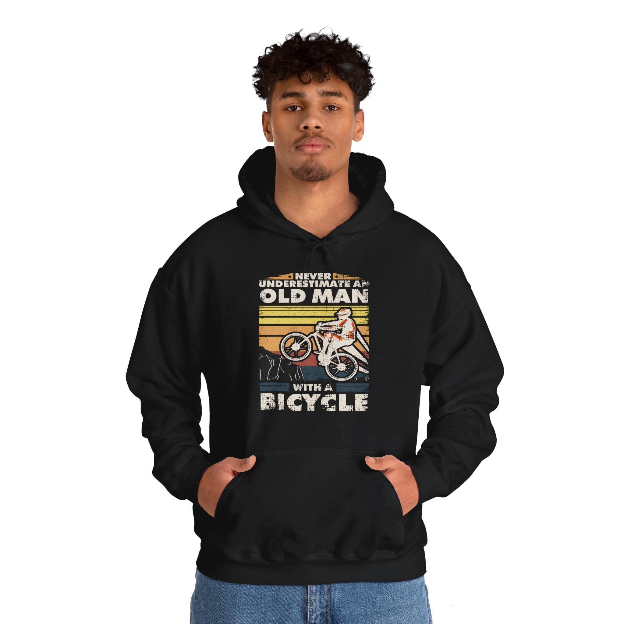 Never Underestimate An Old Man With A Dirt Bike Hoodie