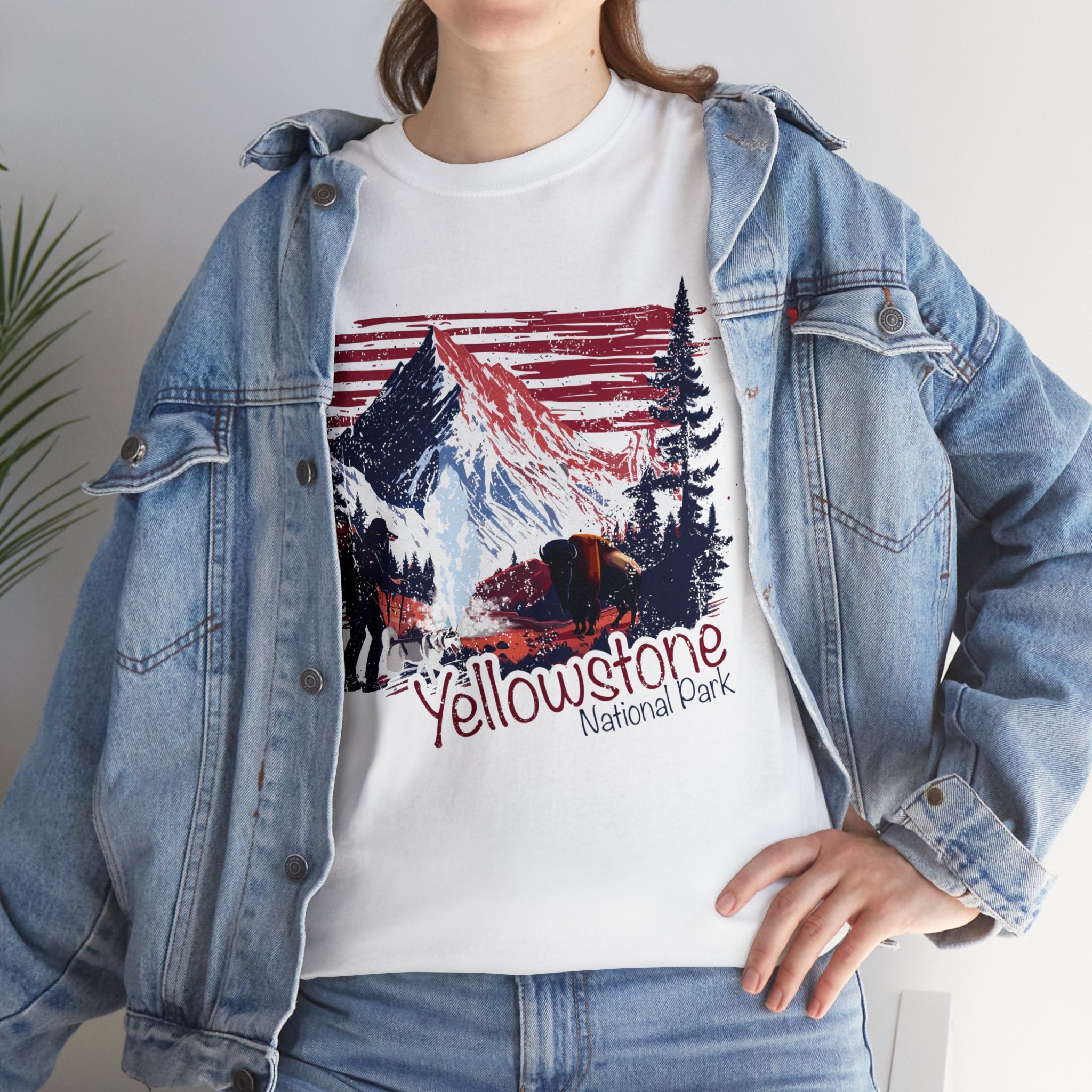 Hike, Camp, and Explore with Yellowstone National Park T-Shirt