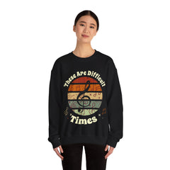 These Are Difficult Times Music Lover Gifts Crewneck Sweatshirt