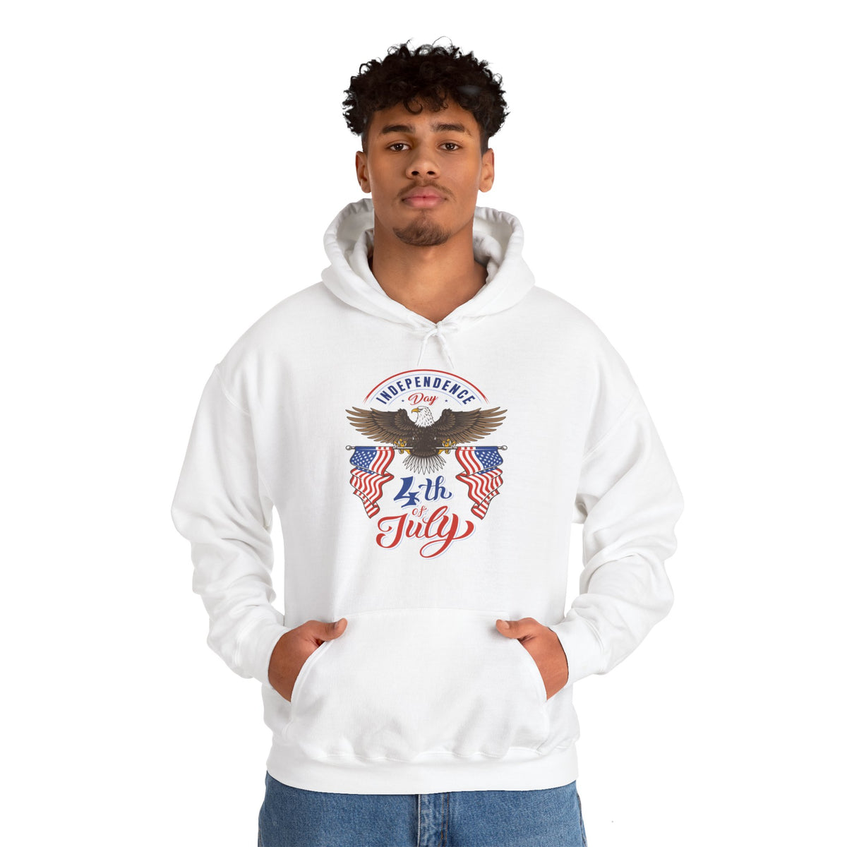 USA Fireworks 4th Of July Flag America Patriotic Hoodie